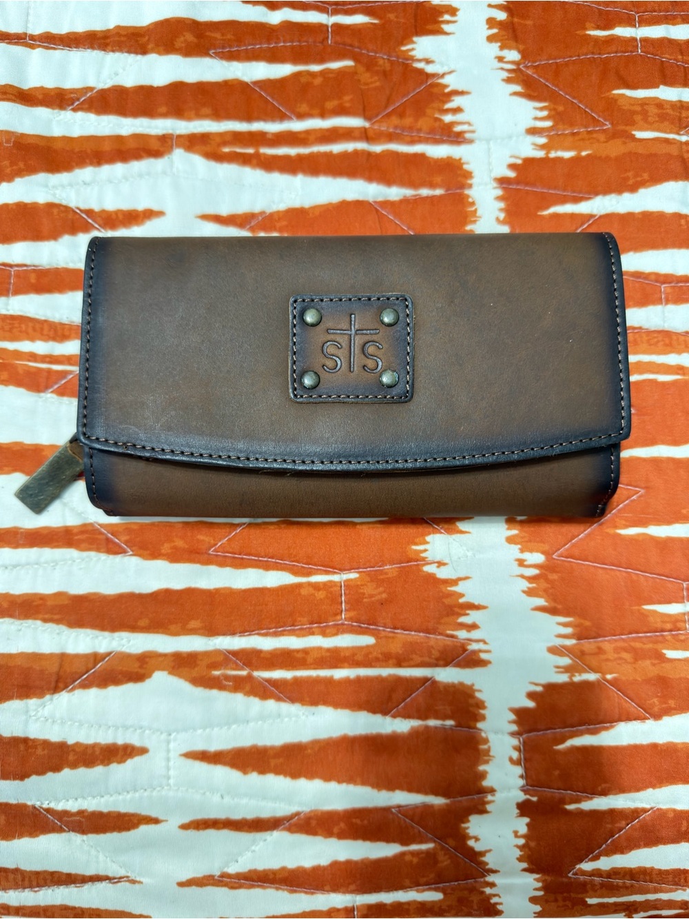 STS Ranchwear Brown Leather Wallet